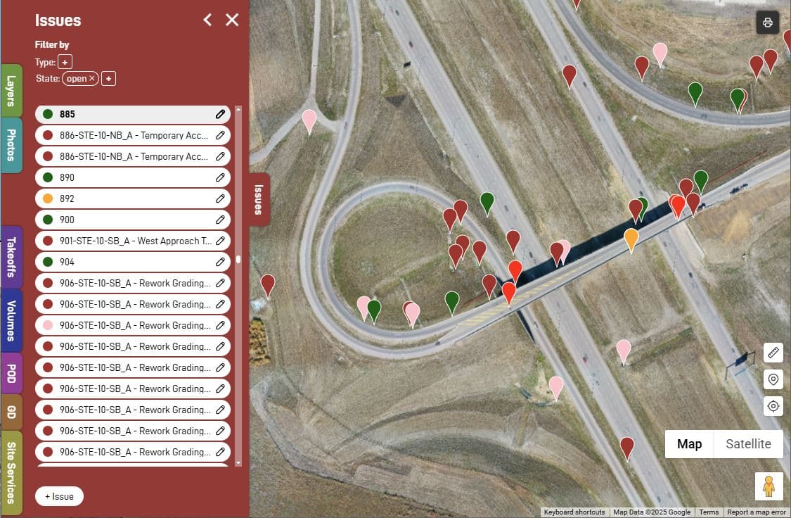 OverSite Issues Feature