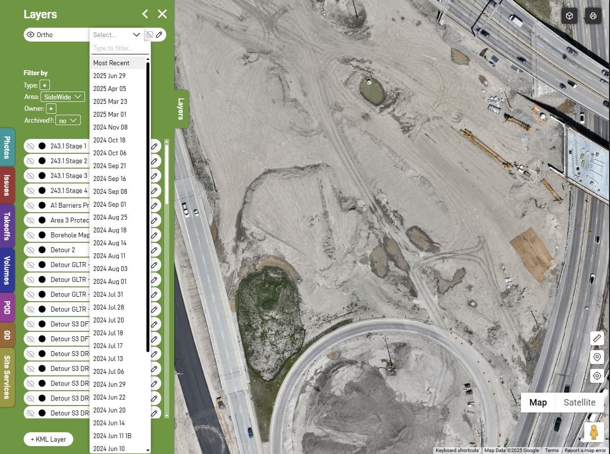 OverSite Orthomosaic Feature