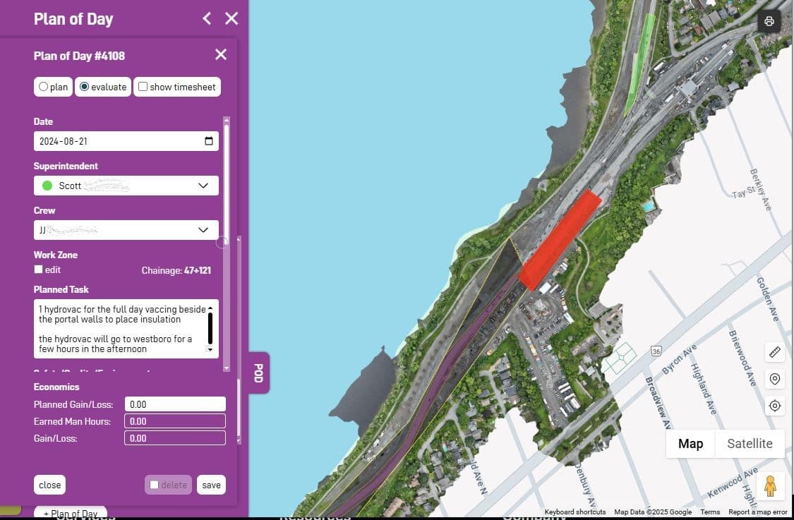 OverSite Plan of the Day Feature